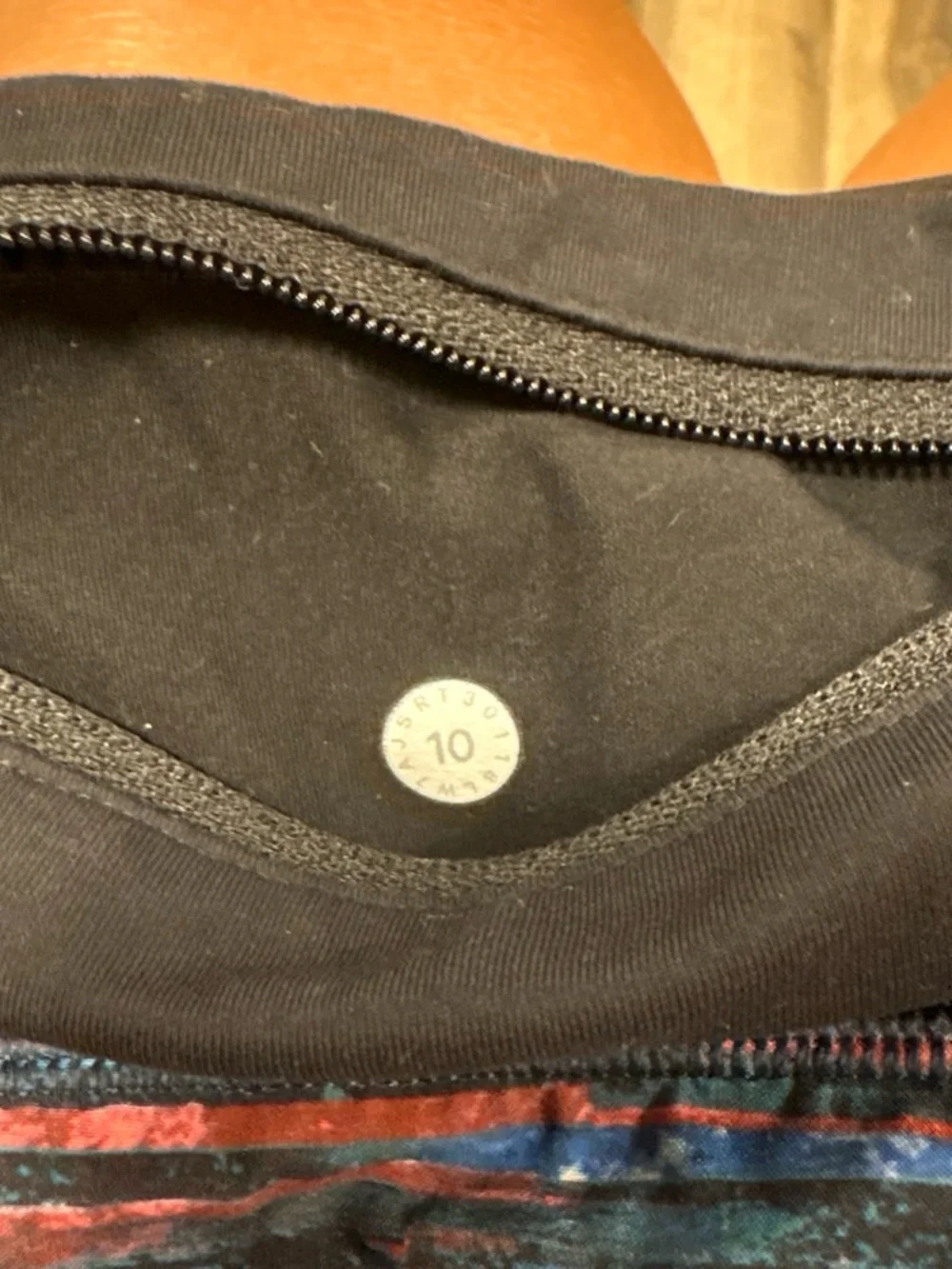 Lululemon Women's Black Multi-Stripe Performance Shorts